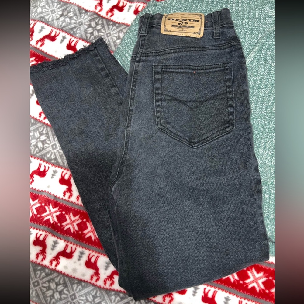Denim&Co High-Rise Black Wash Women's Jeans